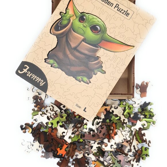 Suvira Wooden Jigsaw Puzzles - Engaging, Educational, and Eco-Friendly Baby YODO - Picture 8 of 9